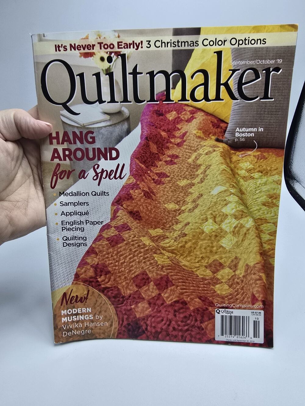 Quiltmaker Sept Oct 2019 Medallion Quilts Applique Samplers